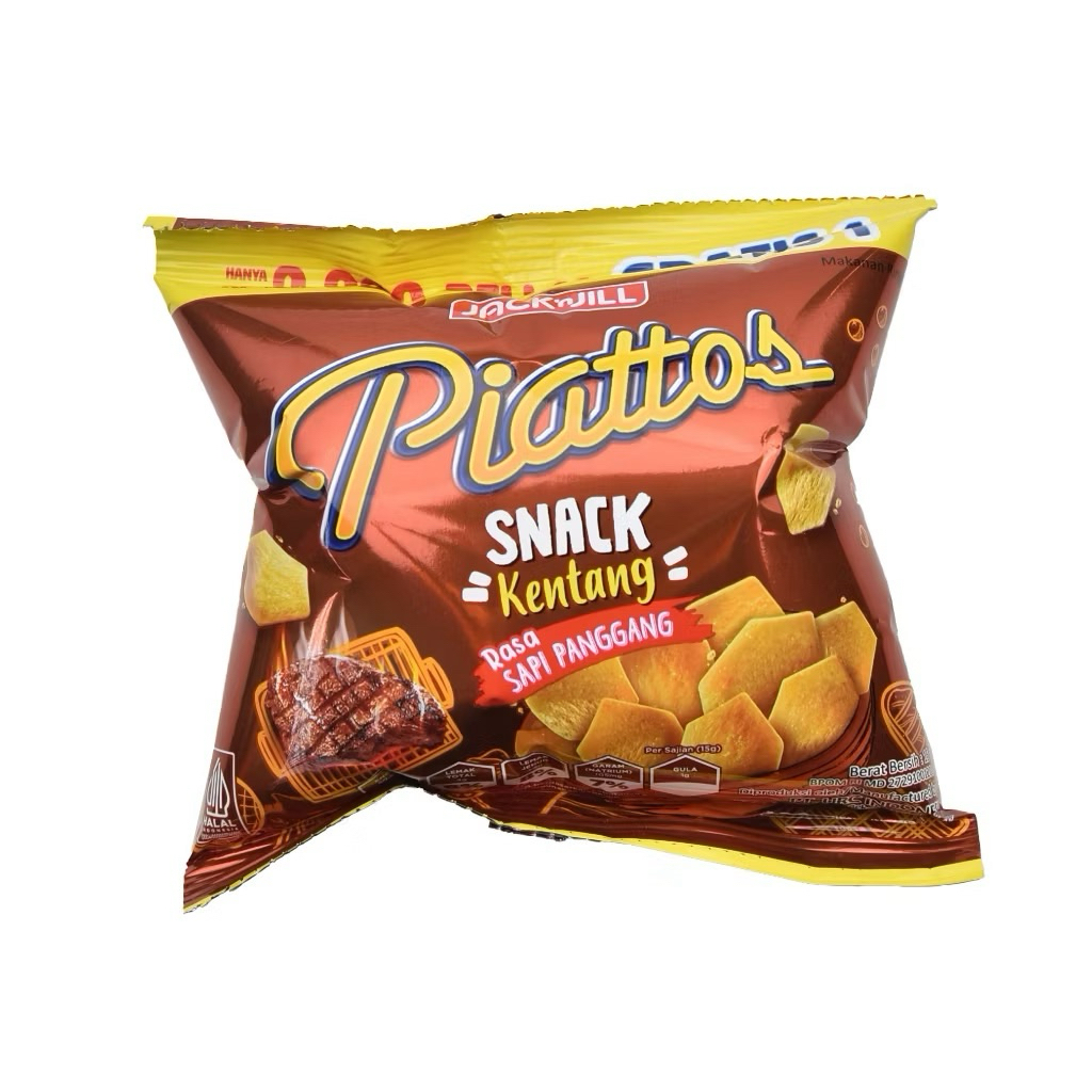 PIATTOS SNACK KENTANG RENYAH 18 gr CEMILAN ANAK HARGA GROSIR