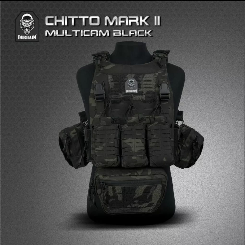 Body vest Durhaim Multicam Black Chitto Mark II