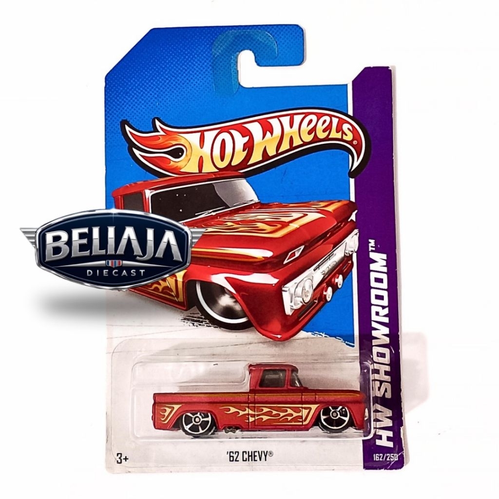 HOT WHEELS 62 CHEVY RED DOFF FLAME HW SHOWROOM