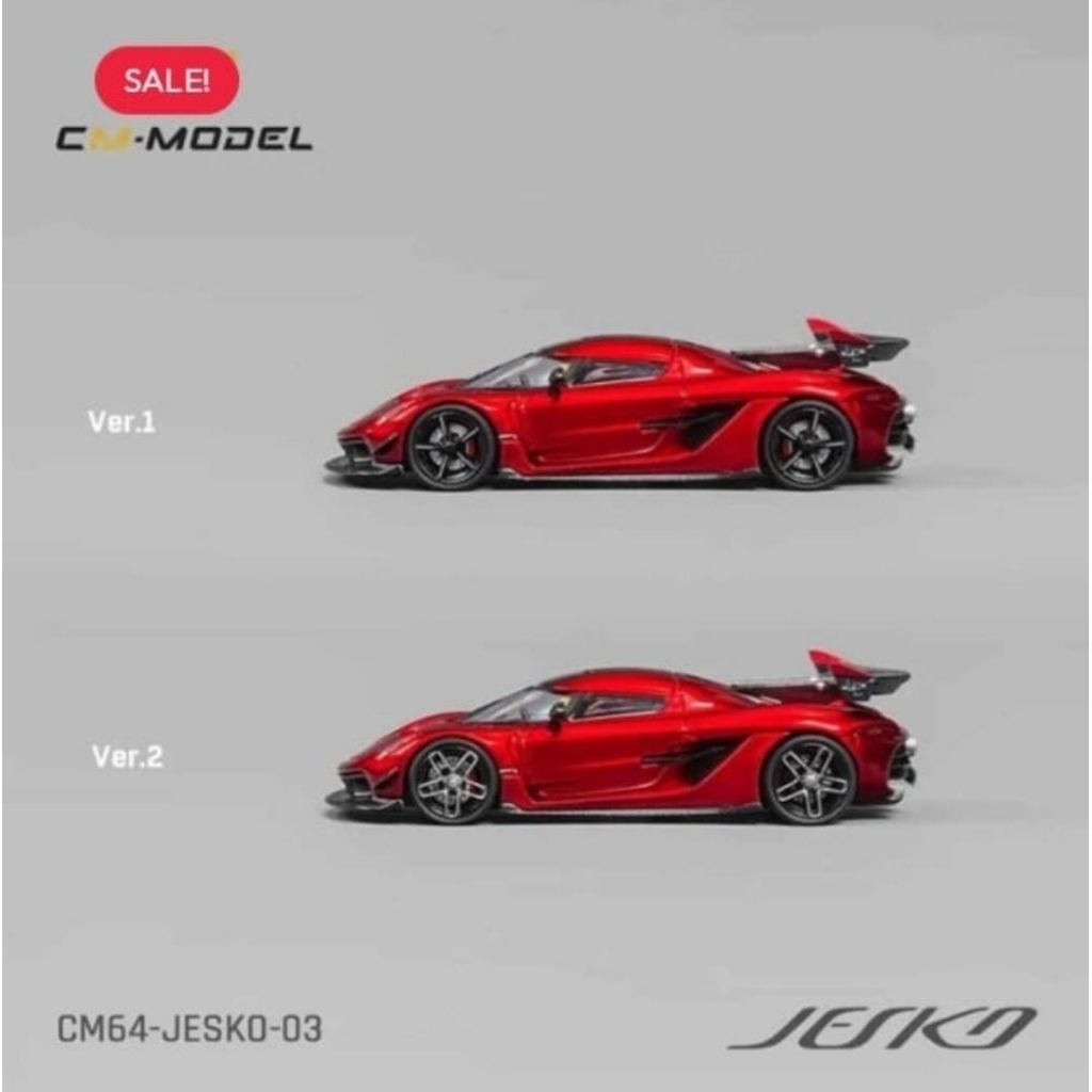 CM MODEL Koenigsegg Jesko Attack Red Metallic