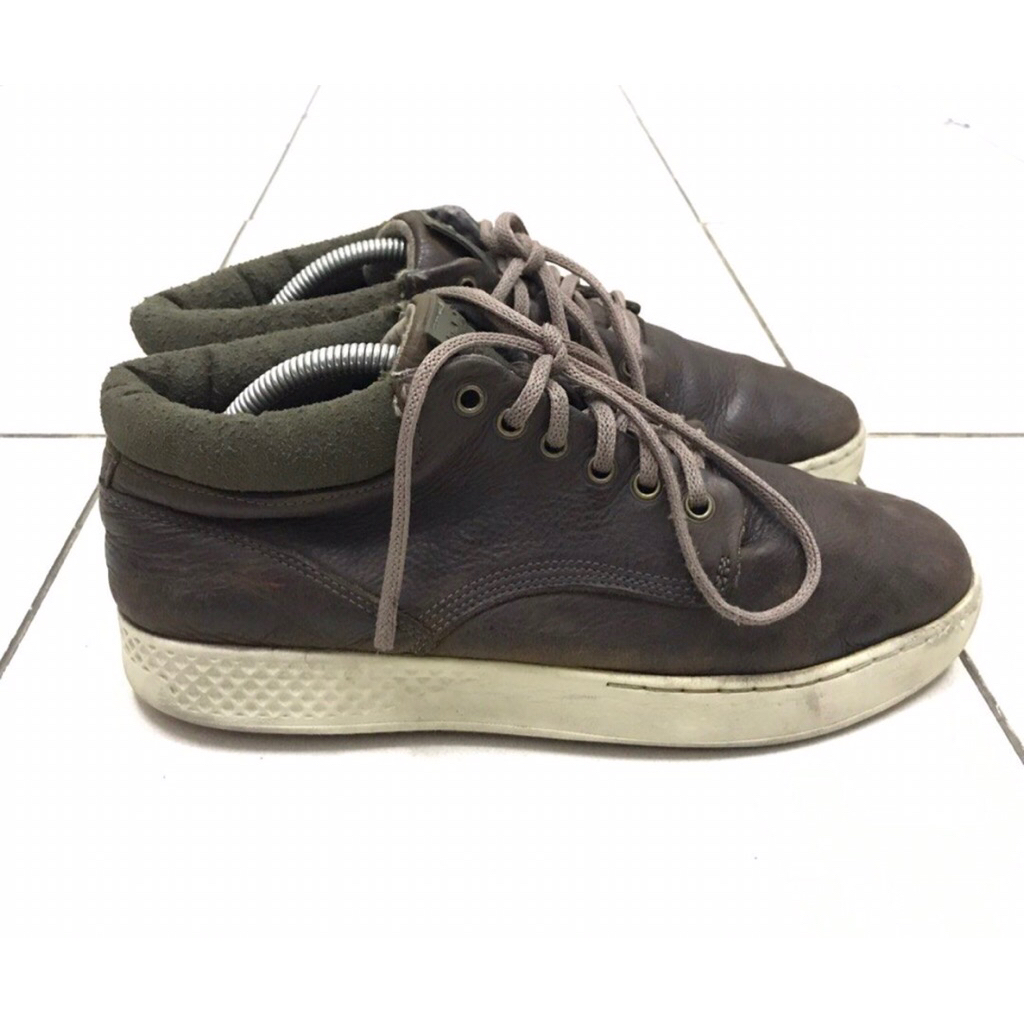 "PRELOVE" Sepatu Kulit Pria Tebal Timberland Original