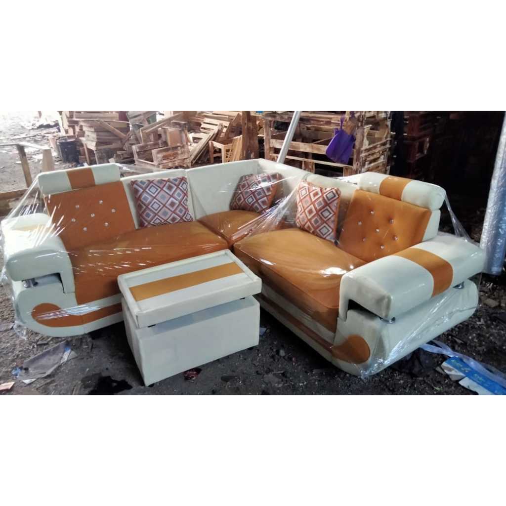 Sofa L Sudut / Sofa L Corner / Sofa L / Sofa / Sofa Ruang Tamu Type Sofa L sudut Angsa + Meja Tamu