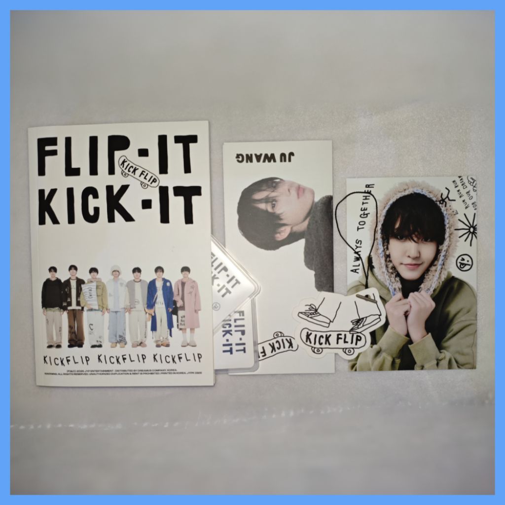 [READY STOCK] album only photocard limited kickflip pc kfp kyehoon amaru donghwa juwang minje keiju 