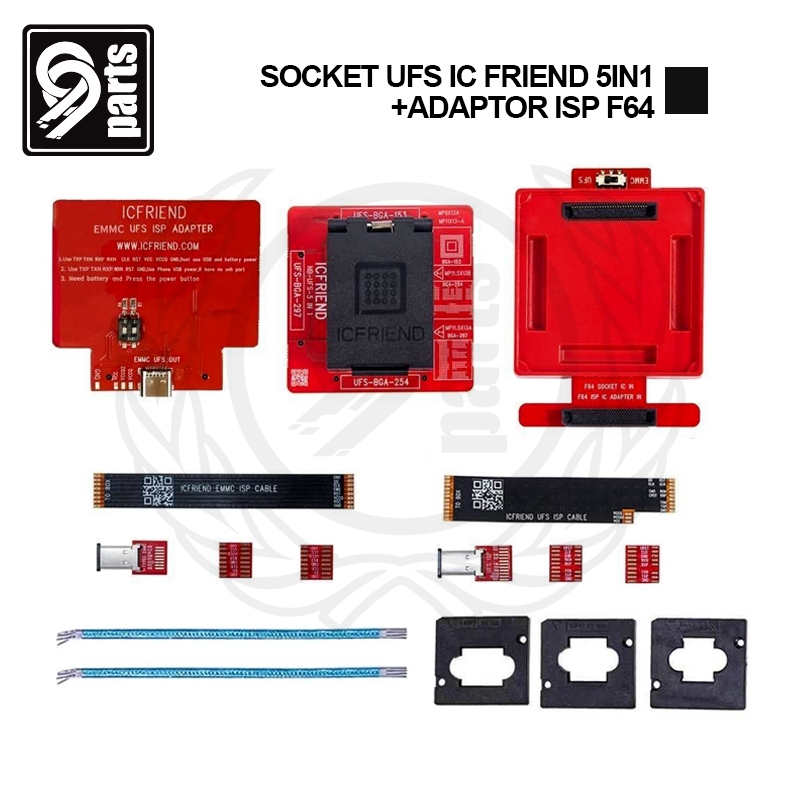 99P - Socket UFS Ic Friend 5in1+Adaptor Isp F64
