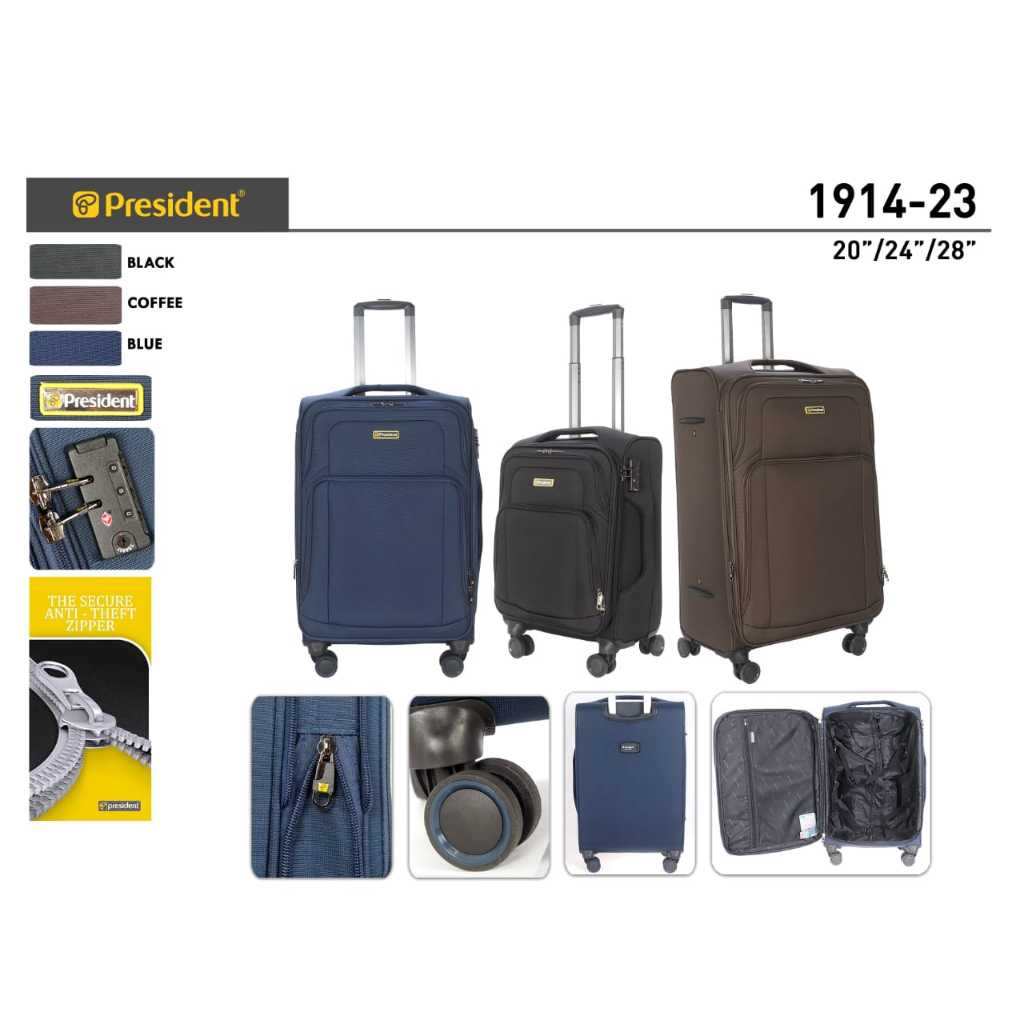 KOPER 28 INCH PRESIDENT CANVAS NILON IMPORT