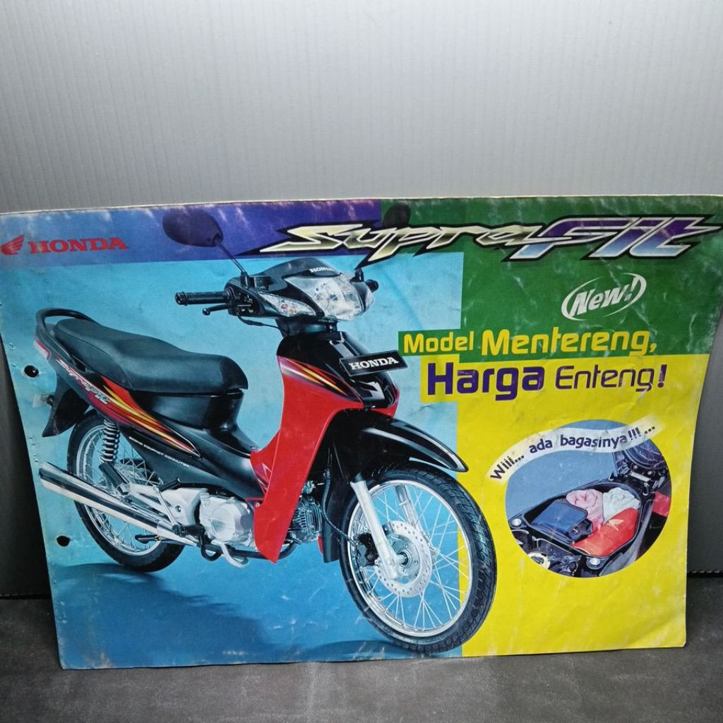 poster brosur leaflet Honda Supra fit