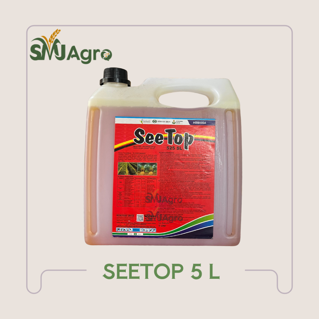 Herbisida See Top 525 SL 5 Liter - Racun Gulma Daun Lebar dan Rumput Tanaman