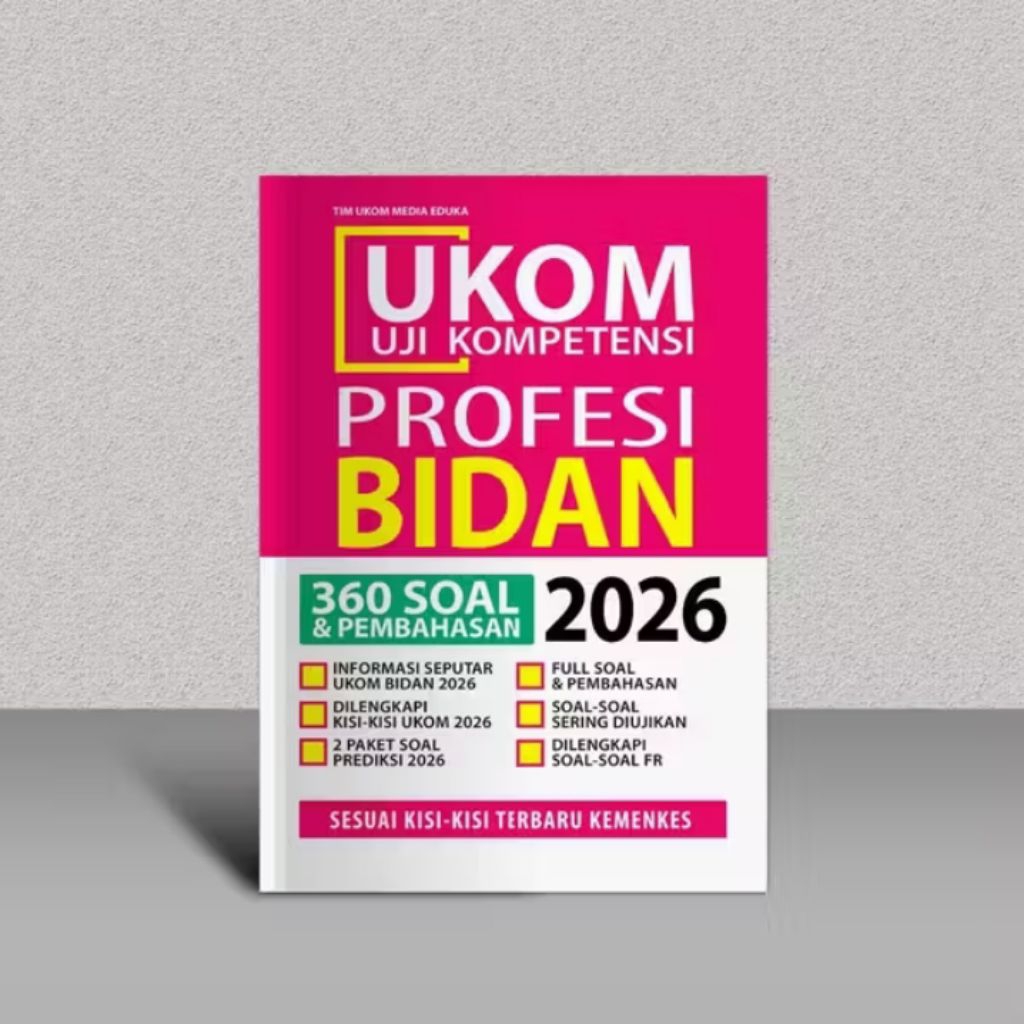 Buku UKOM Profesi Bidan 2026 - Uji Kompetensi Bidan 2026