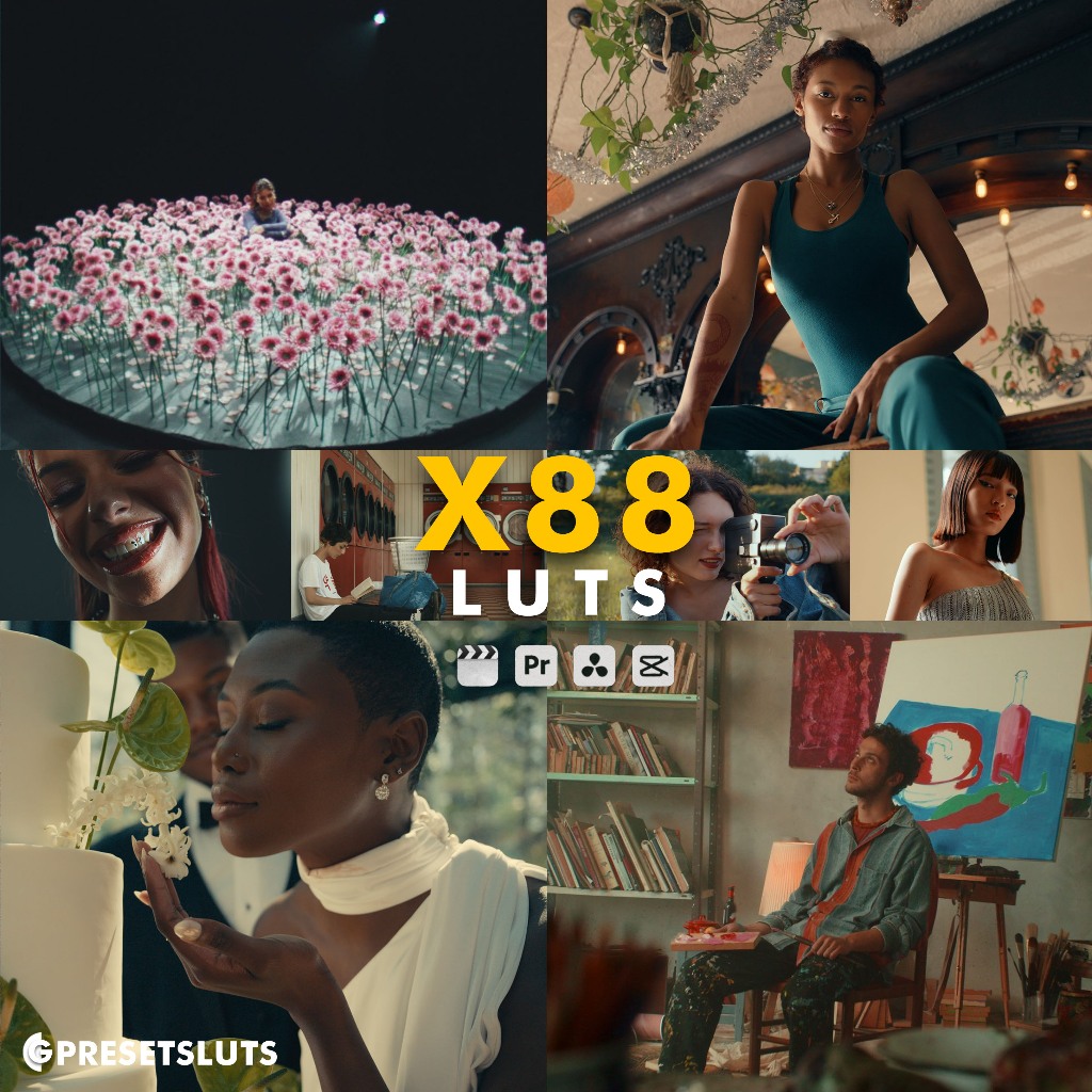 GAMUT X88 Luts | ADOBE PREMIERE DAVINCI RESOLVE