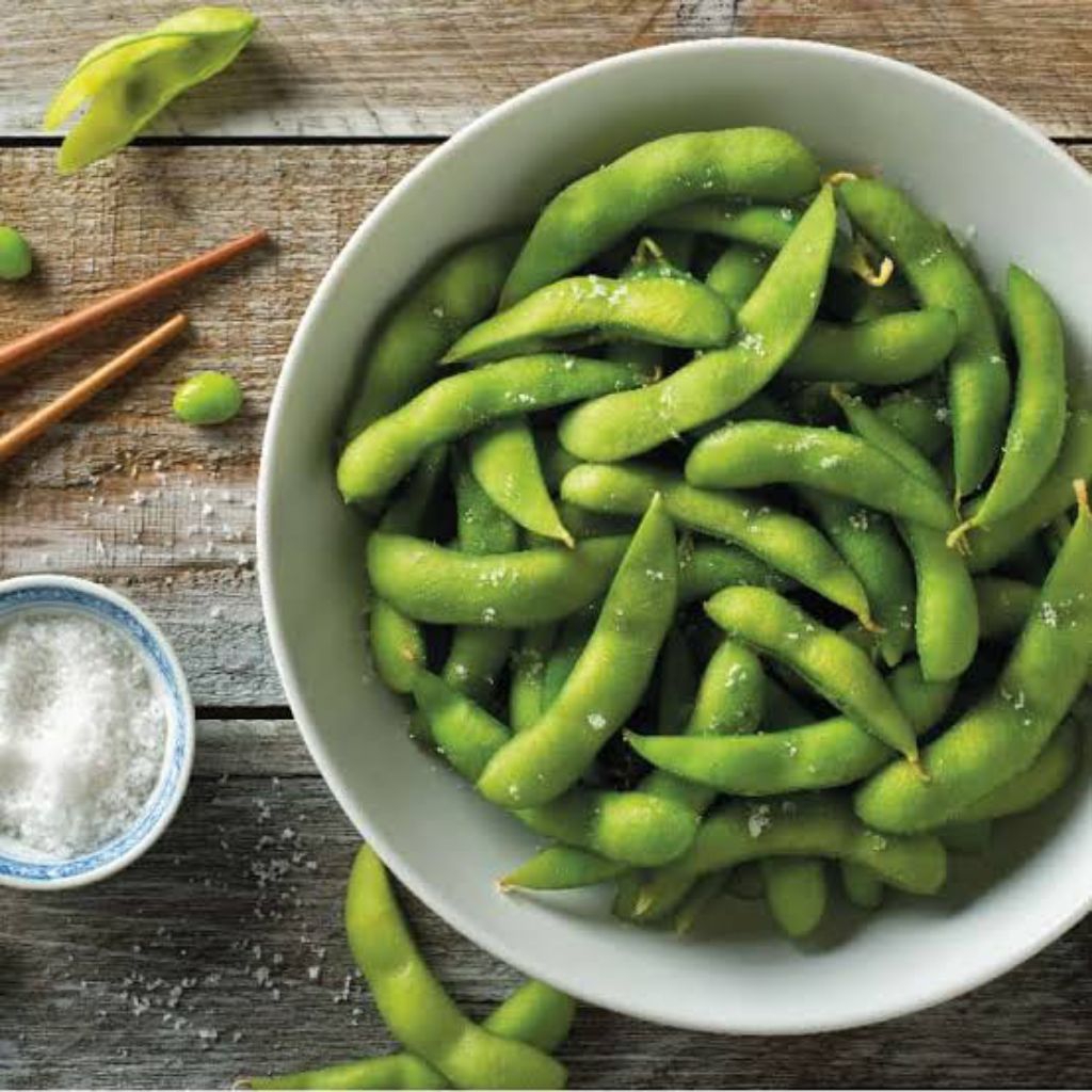 Kedelai Edamame Segar 1kg  - Tinggi Protein, Asam Amino Esensial, Camilan Sehat