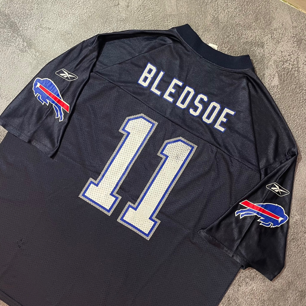Vintage Reebok Buffalo Bills Bledsoe Player NFL Team Jersey