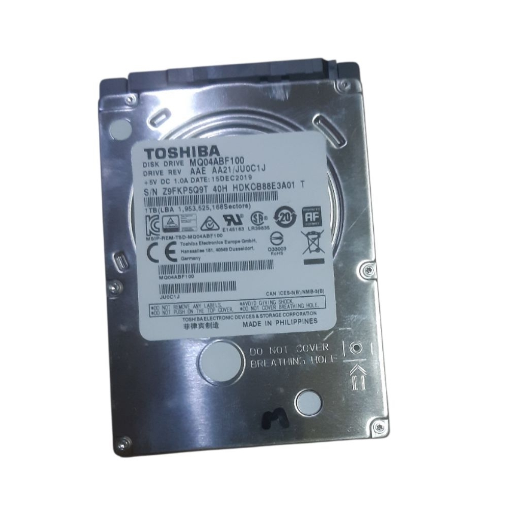 Hardisk Laptop slim  TOSHIBA 1 TB original
