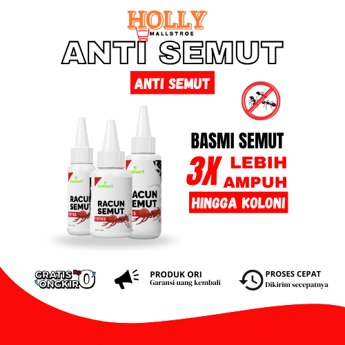 HOLLYMALLSTORERACUN PEMBASMI SEMUT SUPER AMPUH OBAT RACUN ANTI SEMUT PENGUSIR SEMUT MERAH SEMUT RANG