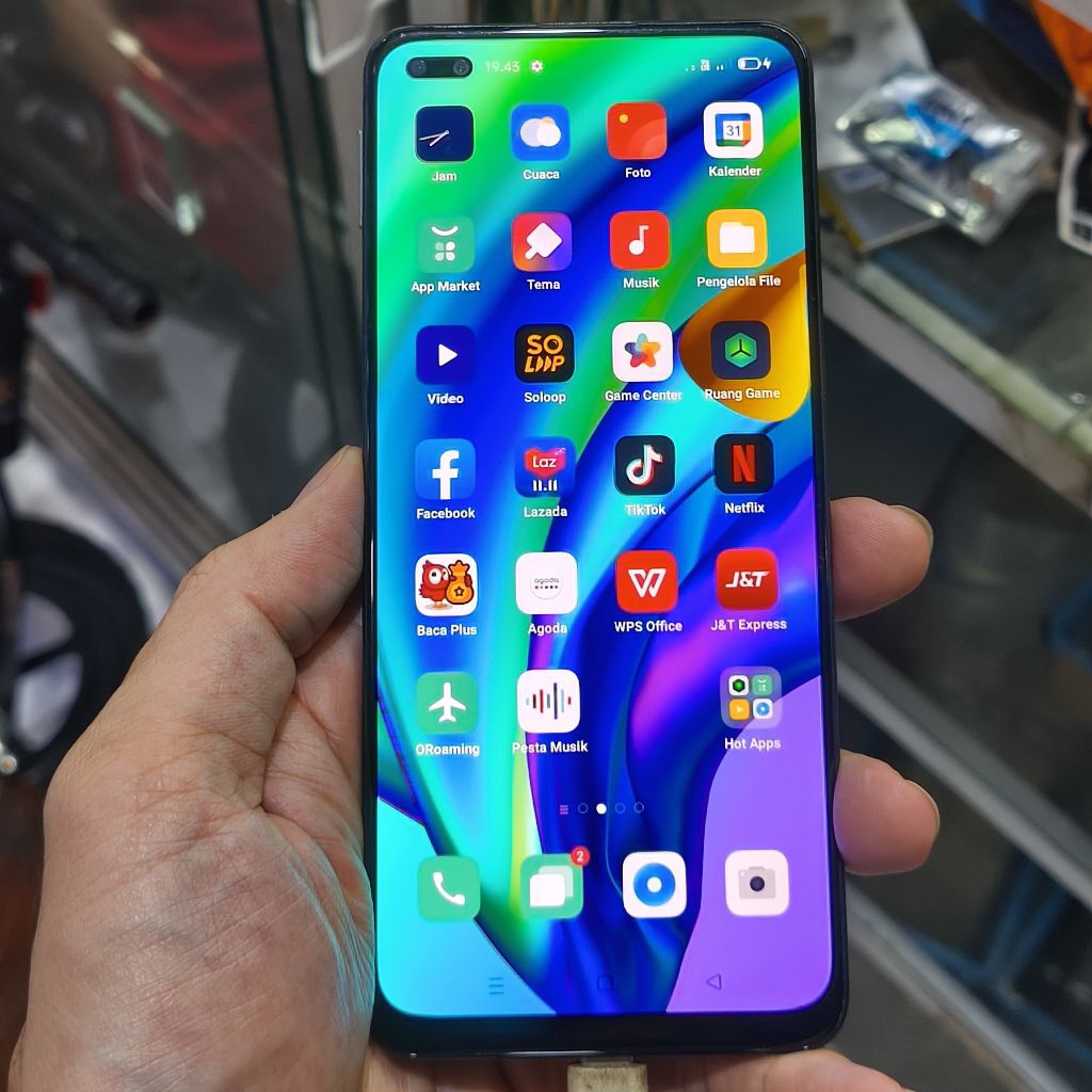 LCD oppo reno 4f copotan minus