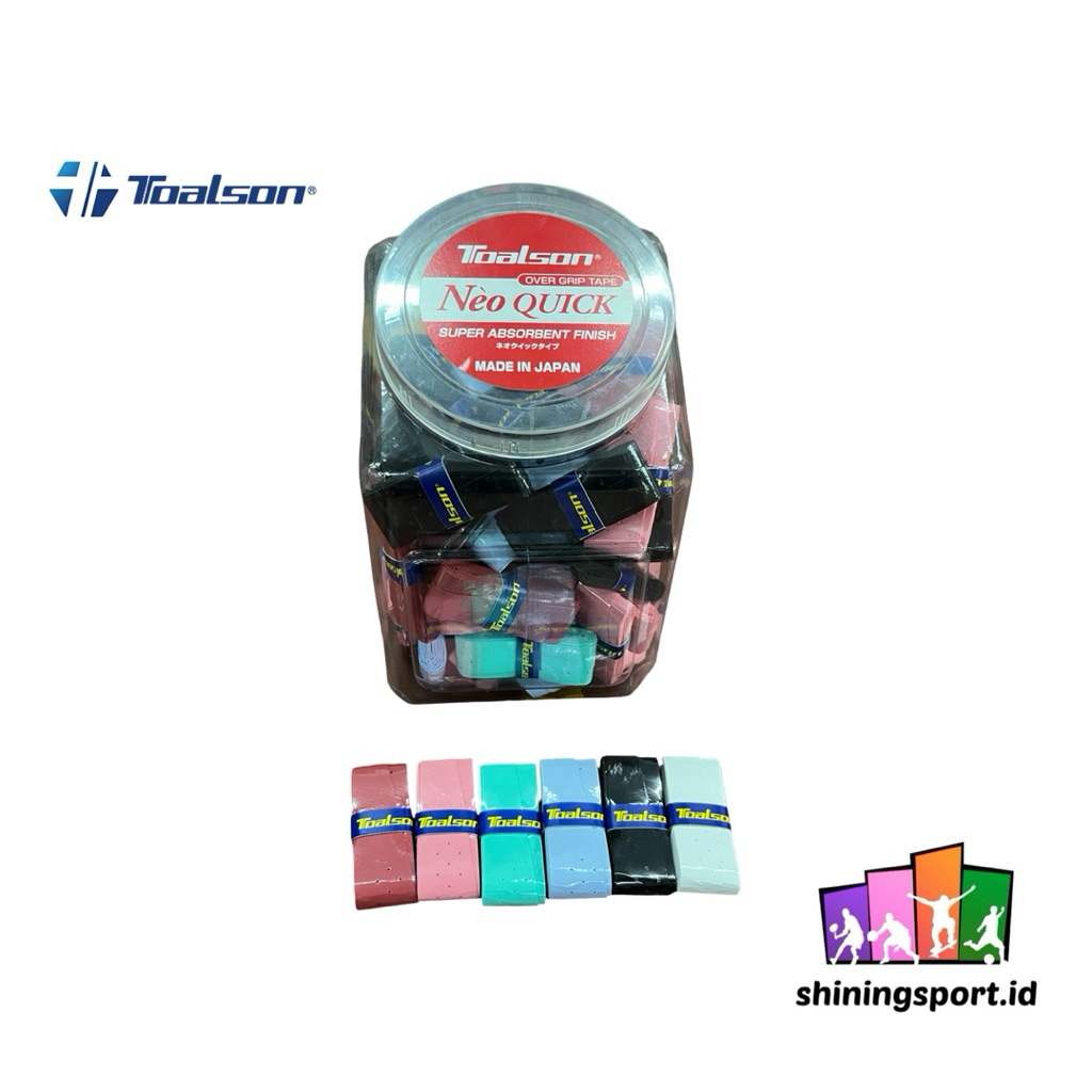 Grip Raket Badminton Tennis Toalson Neo Quick Premium Quality 100% Original