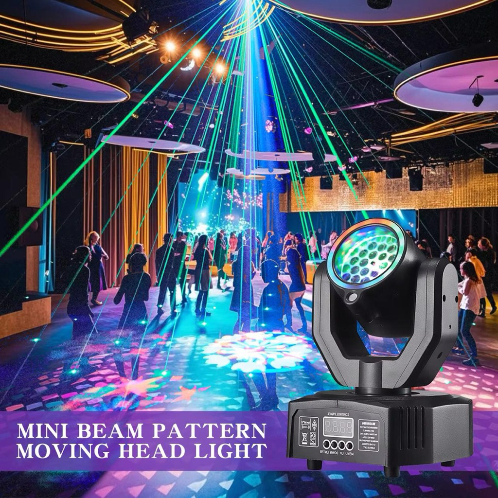 Super Mini Beam Moving Head Light Rich Super Moving SMD Lampu Disco Rich Super Moving SMD