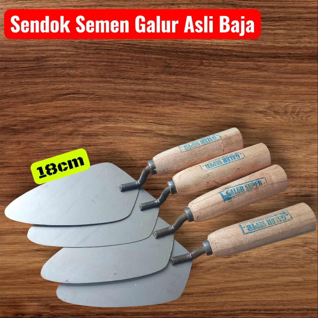 Sendok Semen Galur Asli Baja