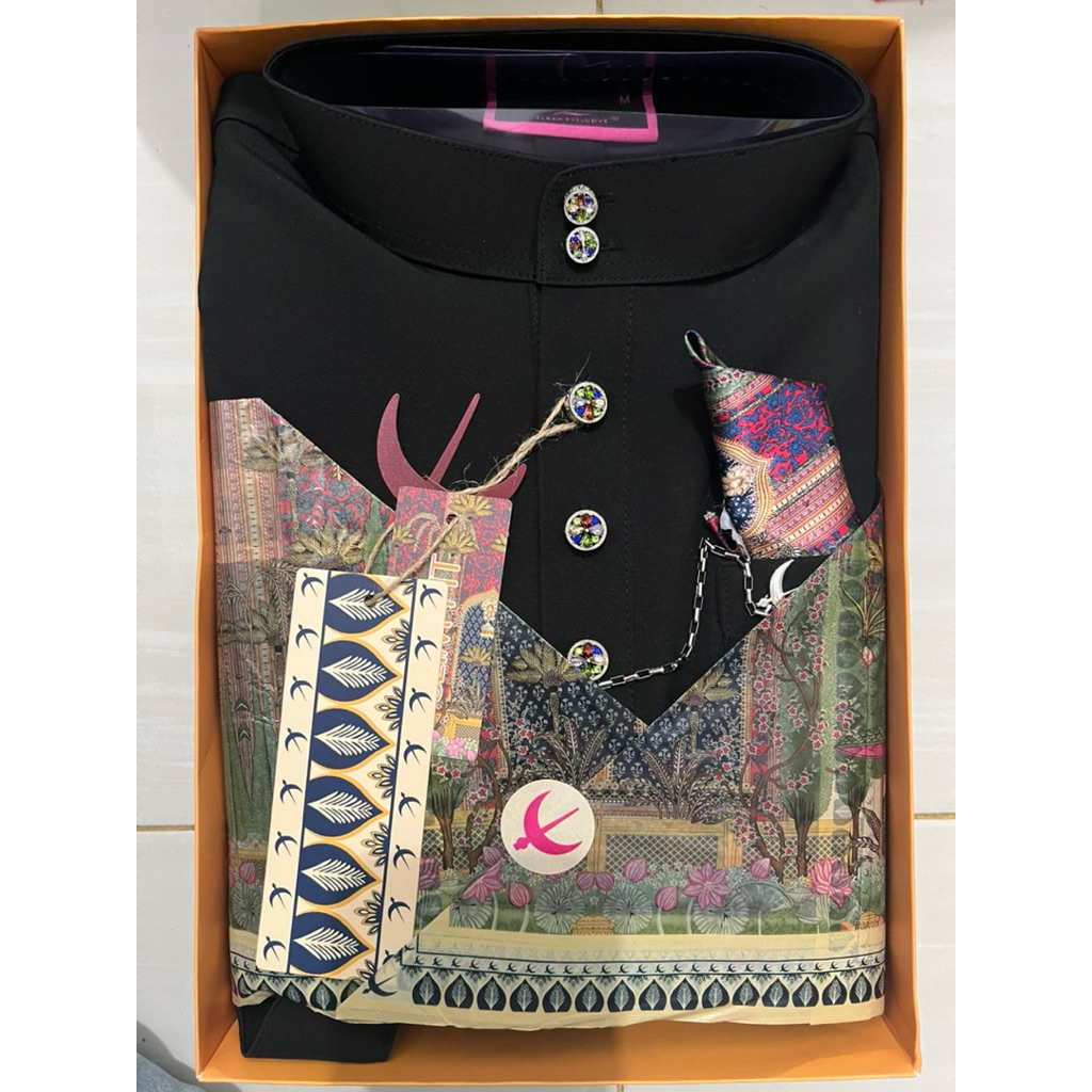 BNOB ELRAH EXCLUSIVE BAJU KURUNG PRIA SIZE M