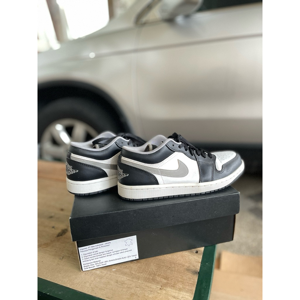 Air Jordan 1 Low Black White Grey