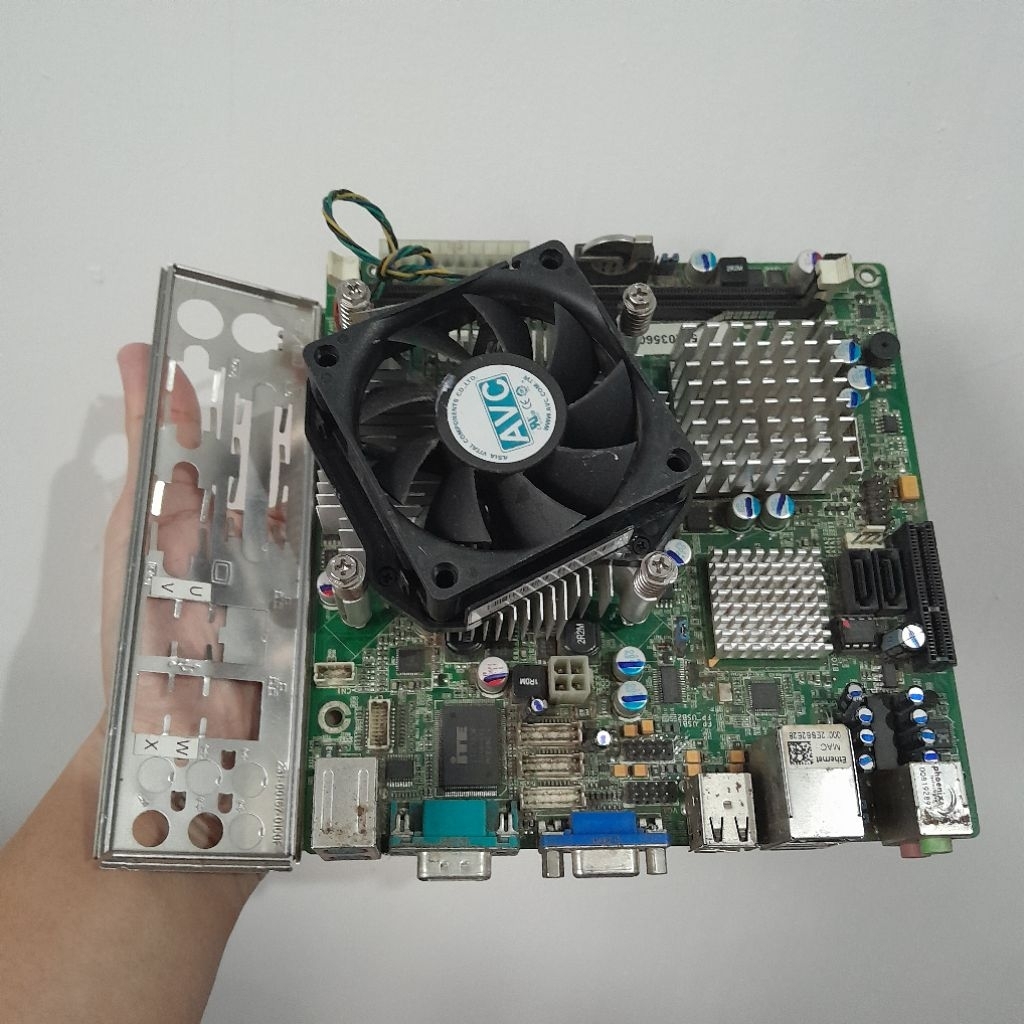 Motherboard Mini ITX G41 + Procesor Core 2 Duo + Fan Combo Bundling