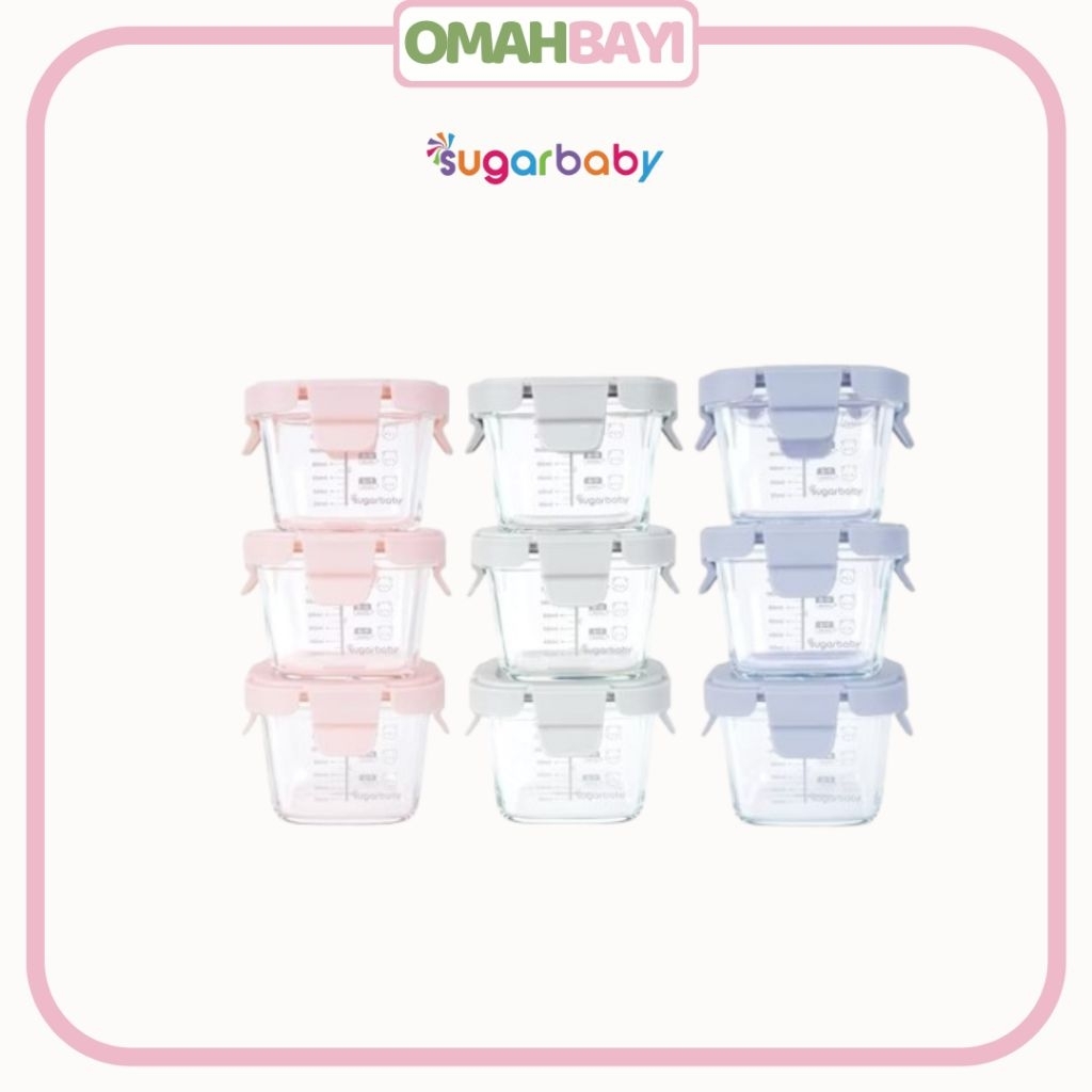 OMAHBAYI - Sugarbaby Glass Food Container Set