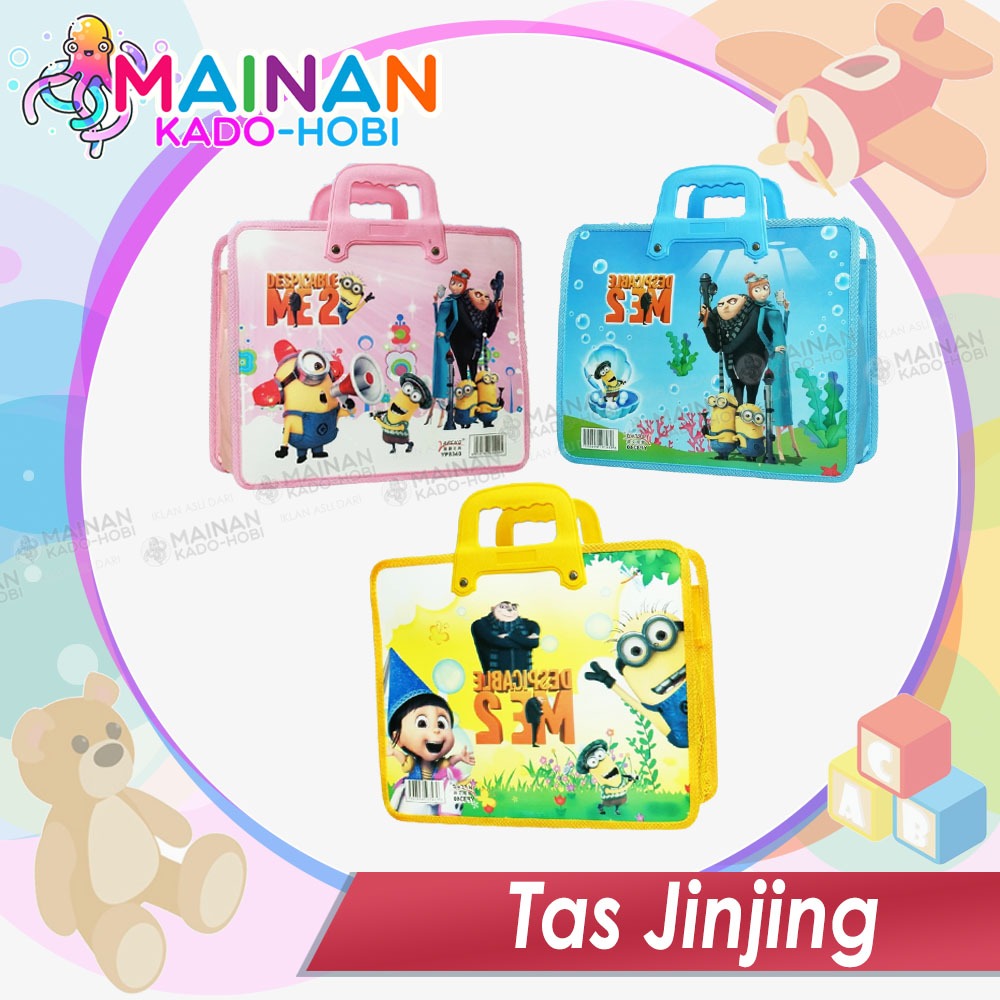 TAS TENTENG MAP JINJING KARAKTER MINION