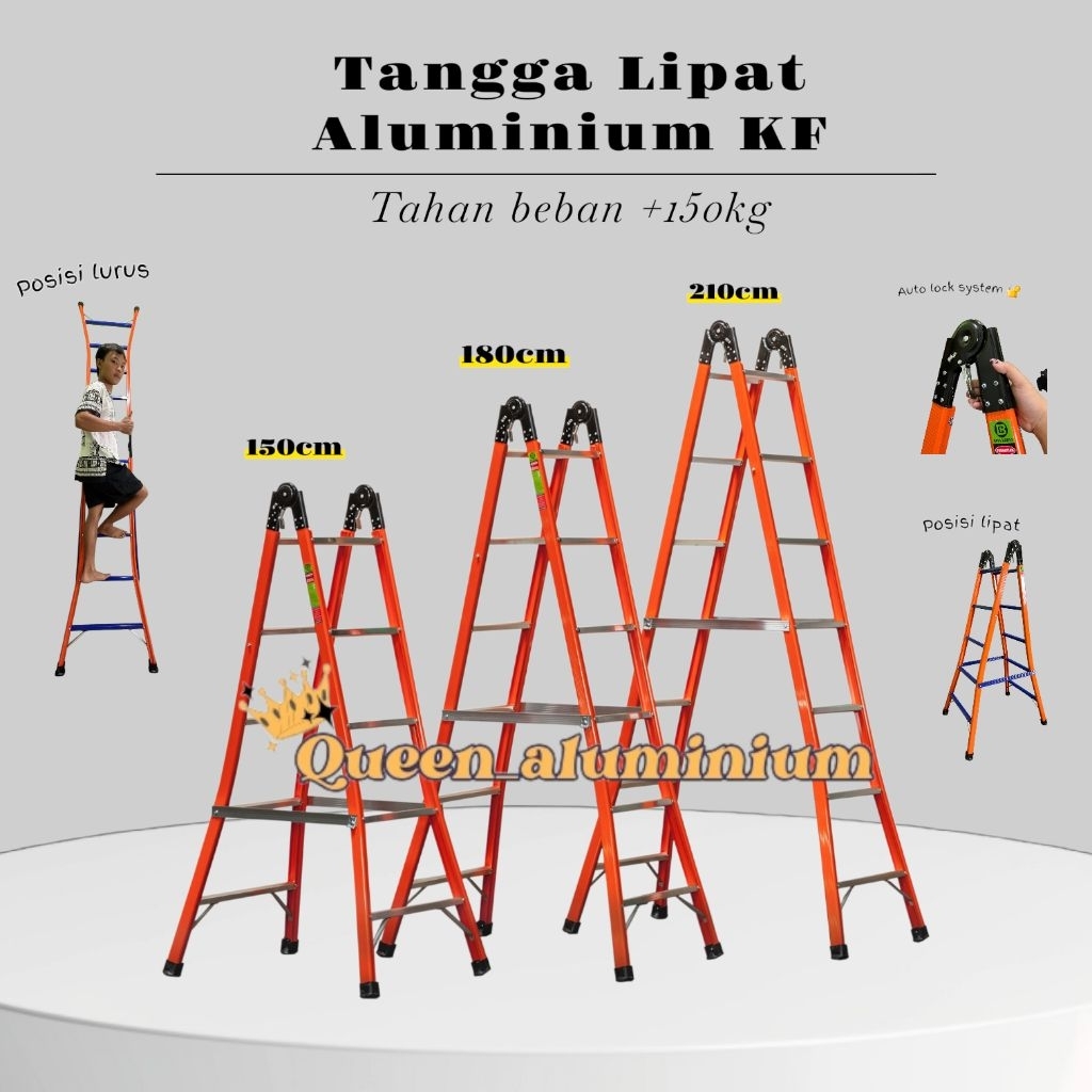 Tangga Lipat Aluminium KF Global Bina Karya