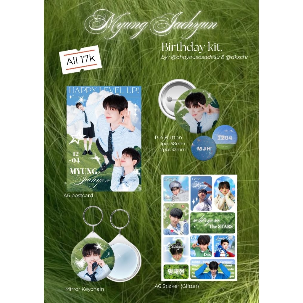 Myung Jaehyun Birthday Kit by. ohayousasadesu
