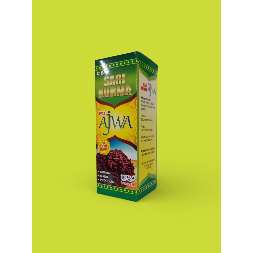Sari Kurma cap Ajwa CBM Ekstra Angkak 350 gr