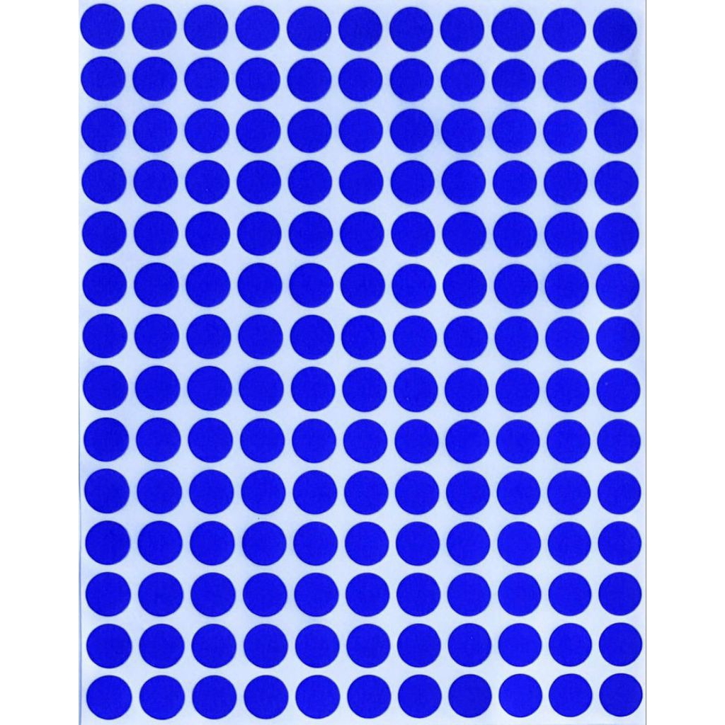 STIKER BULAT PERSATU LEMBAR,WARNA WARNI BIRU/MERAH/ KUNING/ HIJAU/ HITAM/ WARNA ANTI AIR BERKUALITAS