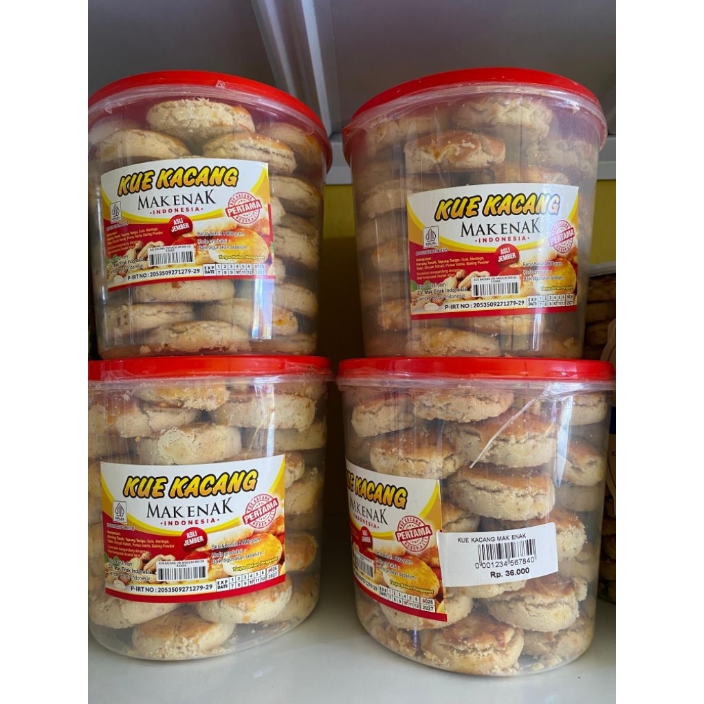 Kue Kacang Mak Enak Jember