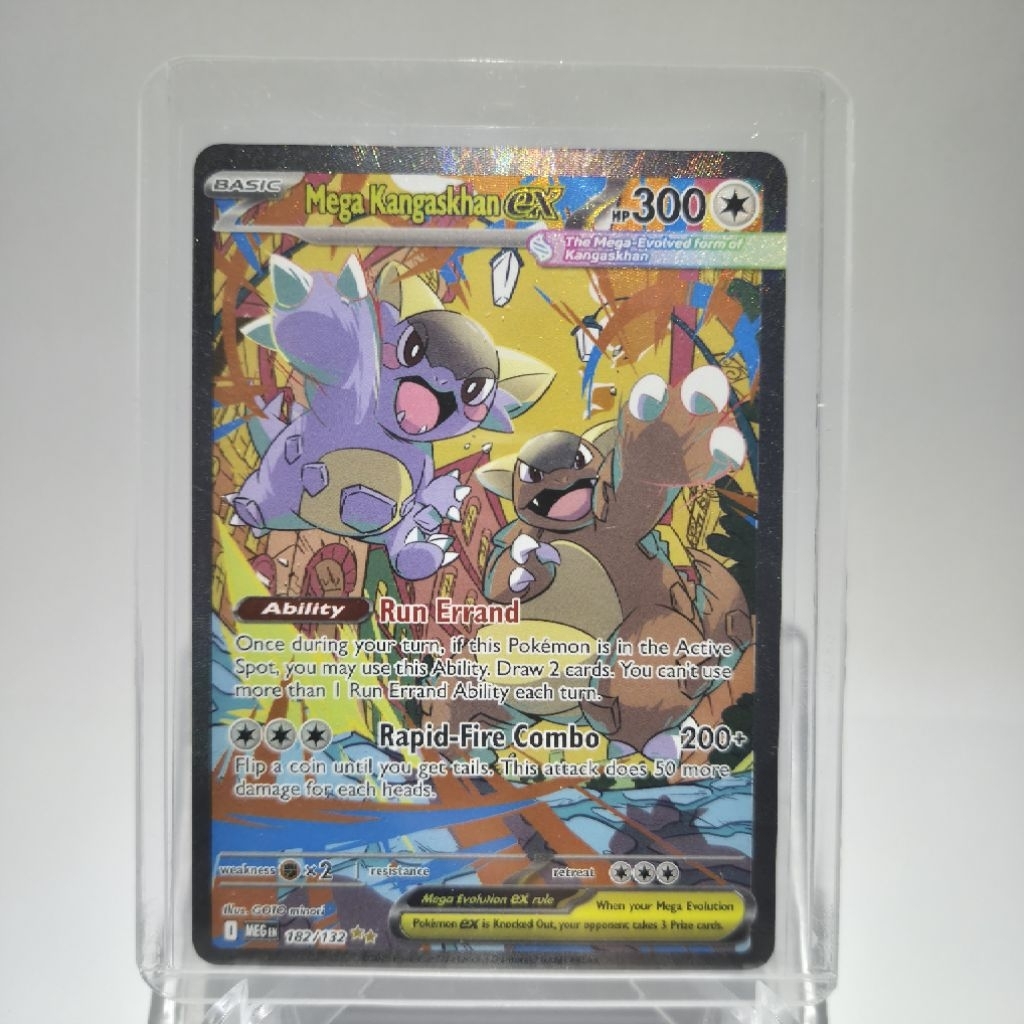 ( EN ) Mega Kangaskhan ex #182 Pokemon Mega Evolution