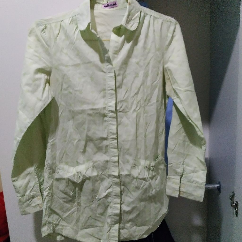 [SECOND] Kemeja Motif Wanita