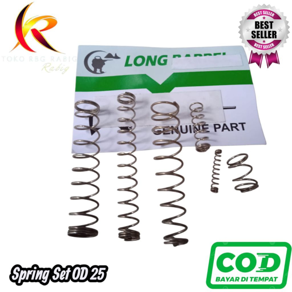 Spring set OD 25 / per set OD 25