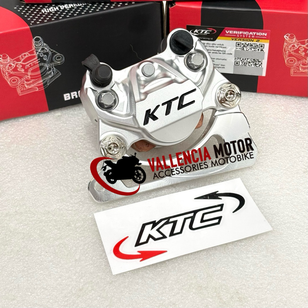Kaliper 2 Piston KTC RACING Vario 125/ Vario 150/ Beat Scoopy Genio 220mm Caliper KTC 2p Original