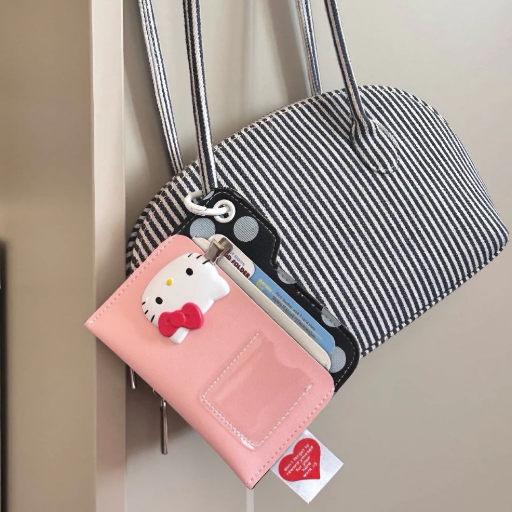 [READY STOCK] New WGG CRAFT STUDIO Polkadot Document Folder Card Holder Wallet New Design