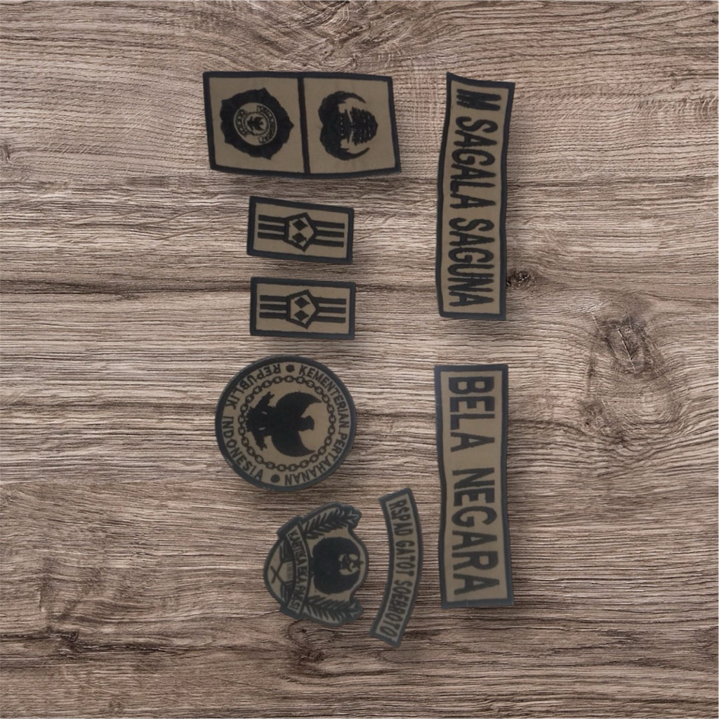 BORDIR LOGO BELA NEGARA