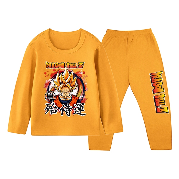 Stelan Baju tidur Anak Cewek/cowok Gambar deragon ball z Usia 1-10thun  COD-684