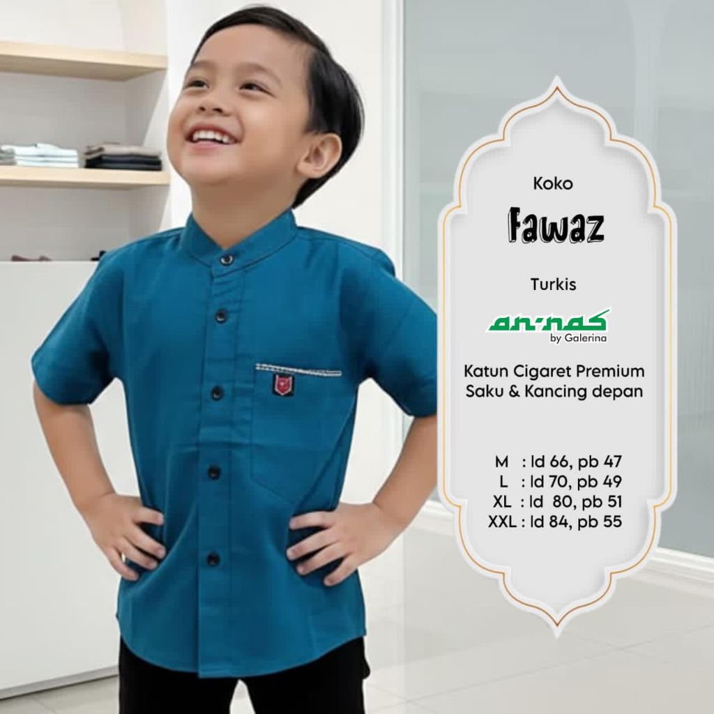[ ata.id kids ] Fawaz Koko anak laki-laki premium by Annas