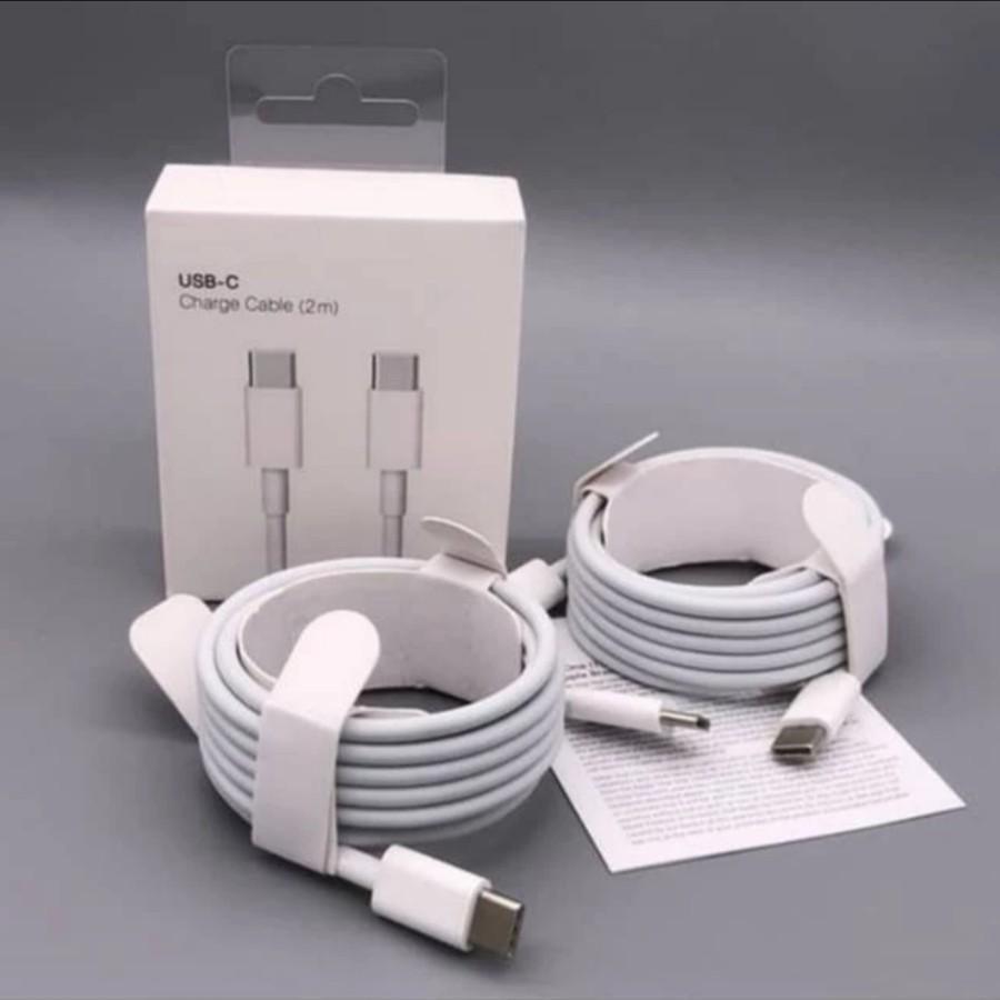 Kabel MacBook AIR PRO M1 M2 IPAD USB-C TO C 2 Meter Fast charging Type C To Type-C Kabel data MacBoo