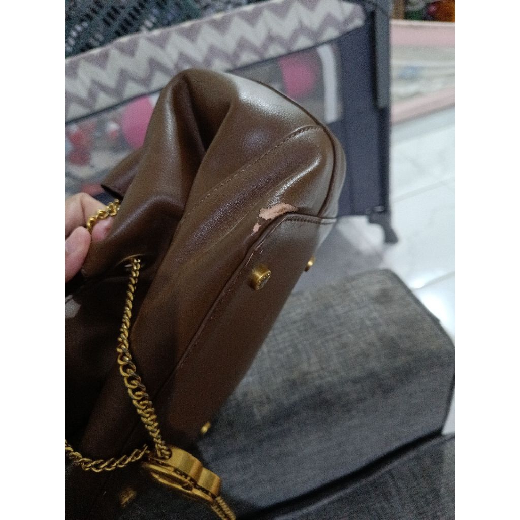 Myra Bag Large Buttonscarves-brown