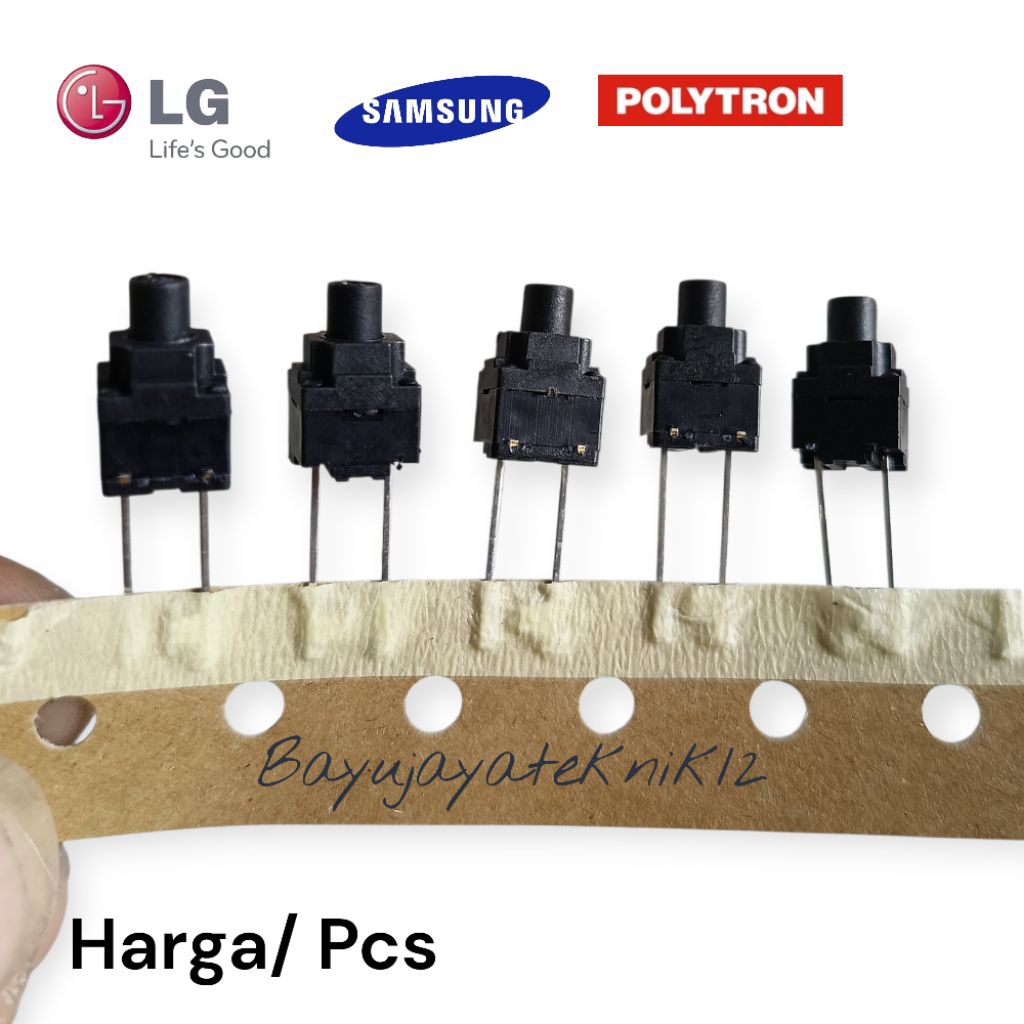 SWITCH / TOMBOL Modul/ PCB Mesin Cuci 1 Tabung LG Samsung Polytron | Harga per/ pcs