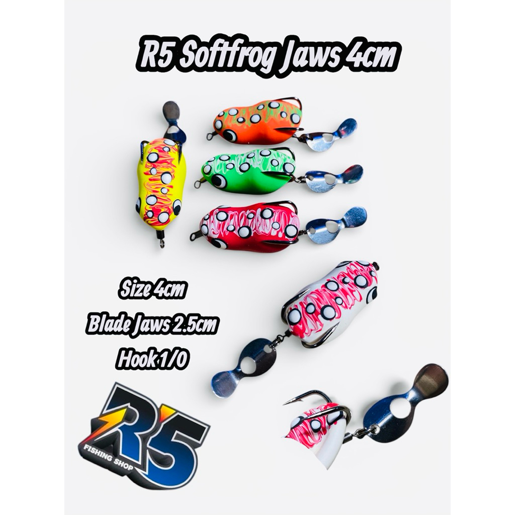 SOFTFROG R5 BLADE JAWS BERISIK || UMPAN CASTING GABUS