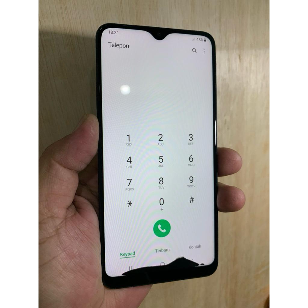 LCD SAMAUNG A10 copotan