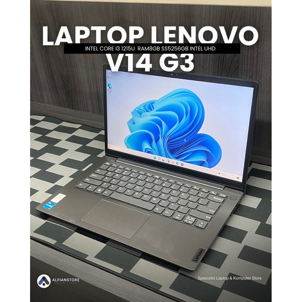 LAPTOP LENOVO V14 G3 INTEL CORE I3 1215U RAM8GB SSD256GB
