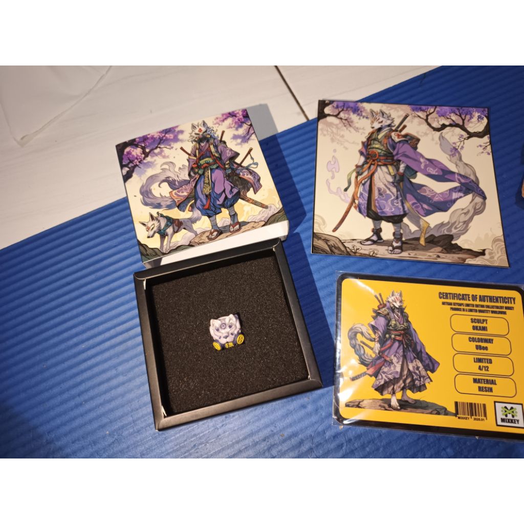 Artisan keycaps mixkay okami mechanical keyboard second