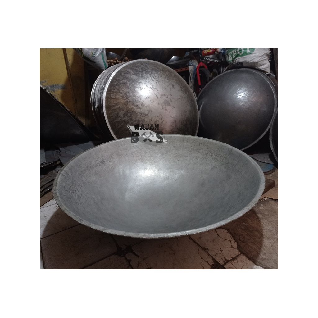 wajan plat besi jumbo wajan kuali ukuran 115cm