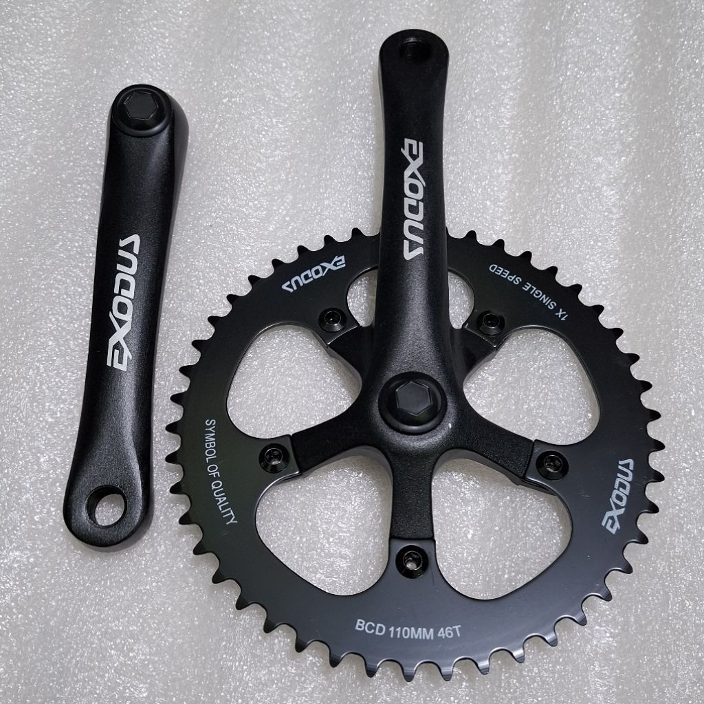 Crank 46T - Crank Sepeda Fixie - Crank Fixie - Crank Minion - Crank Minitrex - Crank Sepeda Hybrid -