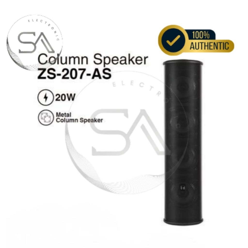 TOA ZS 207 ( 20 Watt ) Speaker Coloumn/ Sound TOA/ Speaker dinding