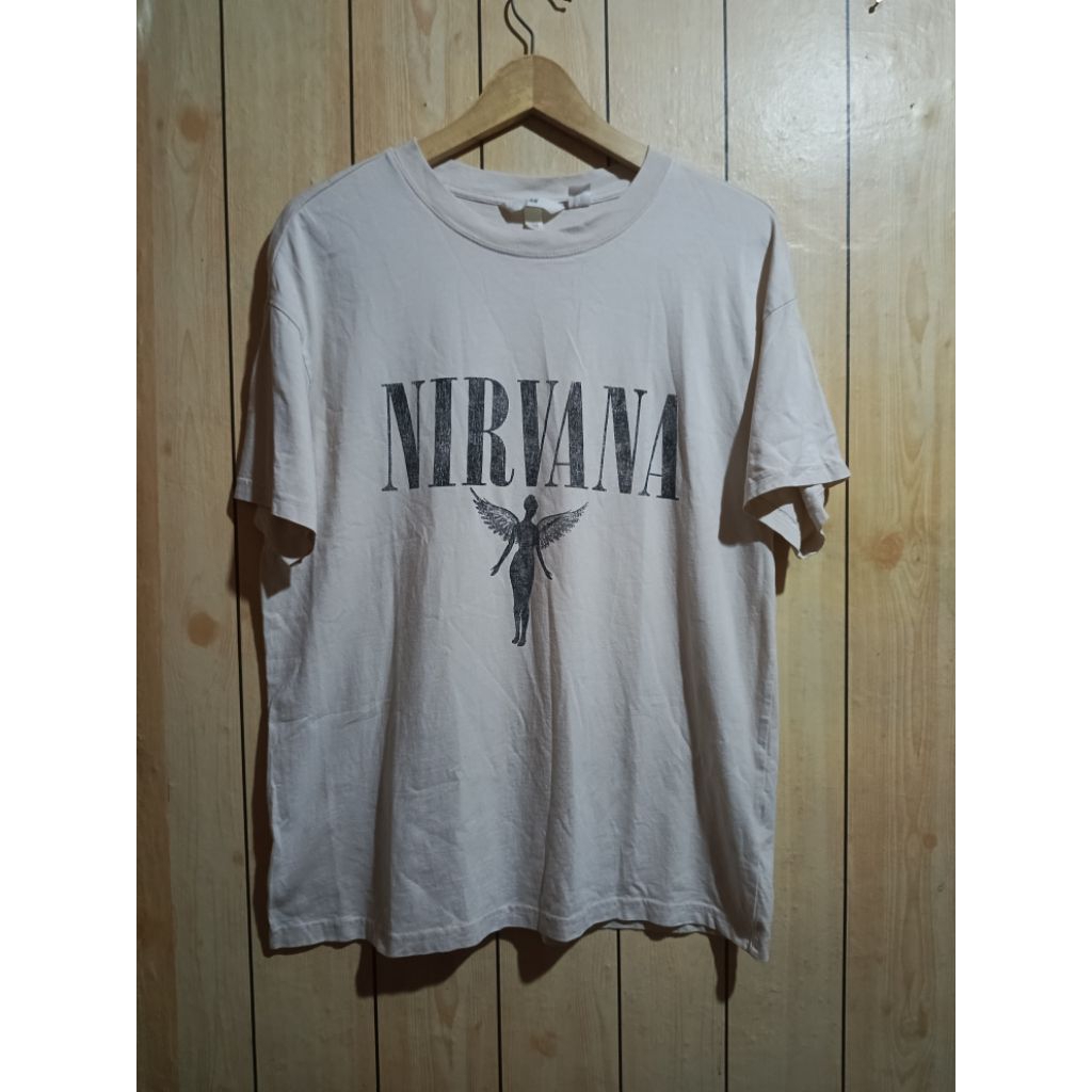 kaos Nirvana x hnm h&m